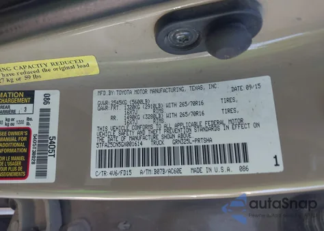 2016 Toyota Tacoma Trd Off Road from USA, damaged, VIN 5TFAZ5CN5GX001614